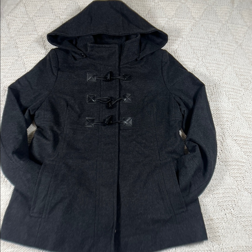 Michael Michael Kors Women's Toggle Wool Blend Coat w/ Removable Hood